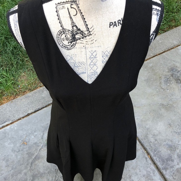 Ivanka Trump Black V Neckline Zipper Pull Dress 6 - Picture 6 of 7